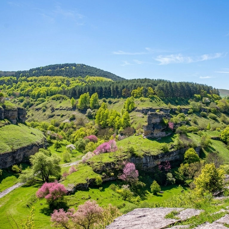 Лермонтовская скала / Плато динозавров